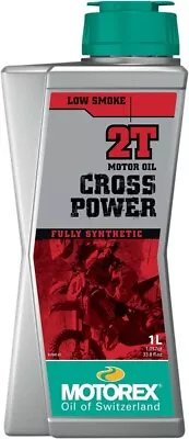 Motorex Cross Power Motorcycle MX ATV 2T 2 Stroke Pre-Mix 1 Liter Oil 308092 • $33.57