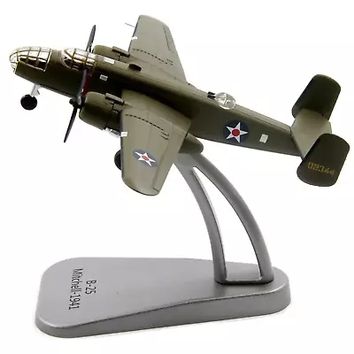 High Simulation 1/144 Scale B-25 Bomber Mitchell Alloy Aircraft Model Plane • £30.46