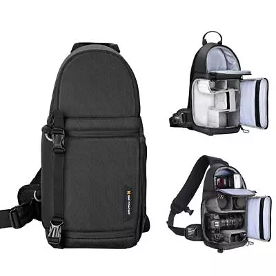 K&F Concept Camera Pack Waterproof Backpack With Adjustable Cross-body Strap • £49.95