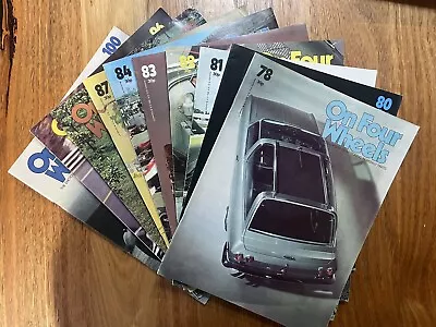 On Four Wheels History Of The Motor Car Encyclopedia Periodical 10 Issues • $38