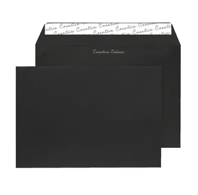 250 X C5 Wallet Envelope Peel And Seal 120gsm Jet Black Black FREE 24H DELIVERY • £41.95