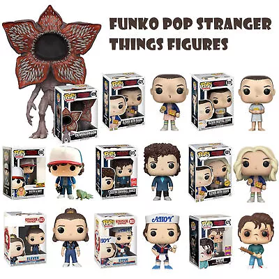 $24.98 • Buy Funko POP ! Stranger Things Steve Dustin Eleven Demogorgon Vinyl Action Figures