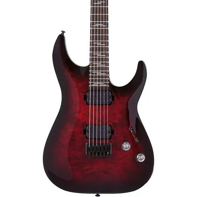 $499 • Buy Schecter Guitar Research Omen Elite-6 Electric Guitar Black Cherry Burst