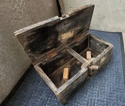 WW2 German Ammo Wood Box Attic Relic • $171.09