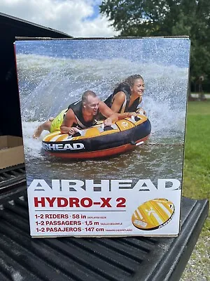 New Airhead Hydro-X-2 Ski Tube 2 Person New Inflatable Nylon Tow Tube SALE!!! • $54.99