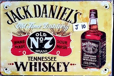 $9.95 • Buy Jack Daniels No 7 Whiskey Metal Tin Signs Bar Shed & Man Cave Signs AU Seller