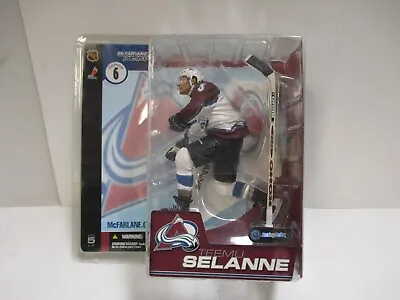 Mcfarlane Series 6 Teemu Selanne NHL 2003 Action Figure Avalanche New • $11.88