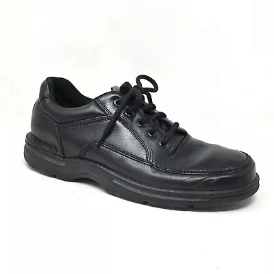 Rockport Eureka Walking Shoes Sneakers Mens Size 8.5 US 42 EU Black Leather • $31.17