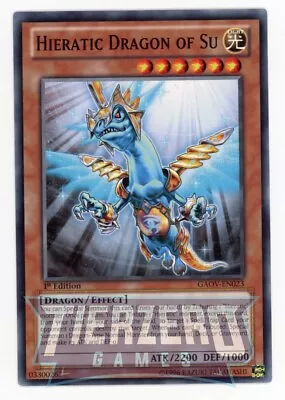 Yugioh Hieratic Dragon Of Su GAOV-EN023 Common 1st Edition NM/LP • £1.79