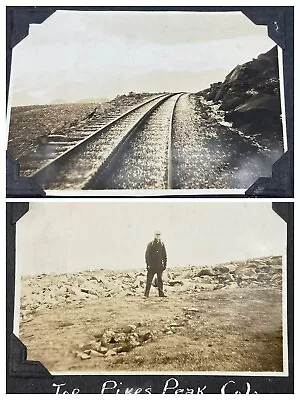 Pikes Peak And Cog Road Colorado CO Lot Of 2 Vintage Photos & Lot Souvenir Cards • $16.99