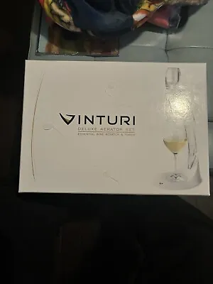 Vinturi Deluxe Aerator Set - Essential White Wine Aerator & Tower  NEW  • $35