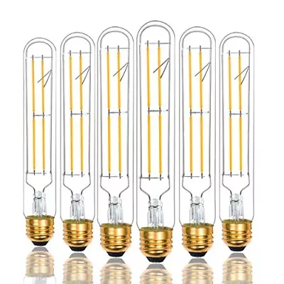 T10 Led Long Bulbs 6W Dimmable Tubular Bulb 60 Watt Equivalent E26 Edison ... • $25.38