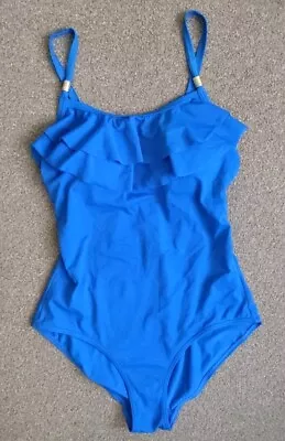 George Size 14/42 B-C Cobalt Stretch Padded Lined Swimwear Monokini • $3.78