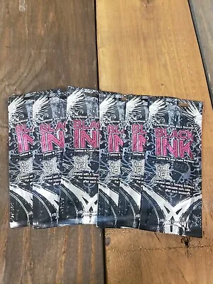 Ed Hardy Black Ink 100x Black Bronzer Tanning Lotion Packets Lot Of 6 • $21.99