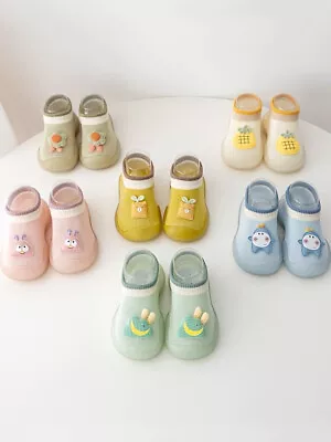 Kids' Baby Toddler Anti-slip Slippers Socks Baby Boys Girls Shoes Spring Summer • £8.99