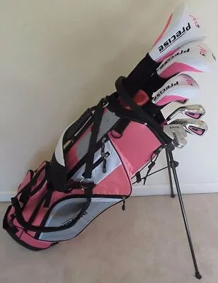 $479.99 • Buy Ladies Golf Set Left Handed Driver Wood Hybrid Irons Putter Clubs & Bag Graphite