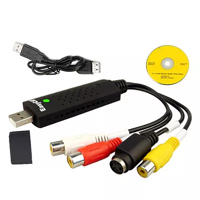 USB 2.0 Video Capture Card Adapter With Audio For PS XBOX 360 AV VHS DVT CCTV • £105.86