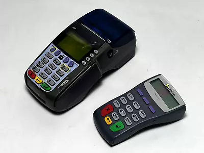 Verifone Omni 3750 Credit Card Terminal & PinPad 1000SE No Power Cord • $18.95