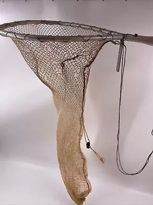 Vintage Fishing Net Aluminum SUPER LONG Extended Length Trout • $45.59