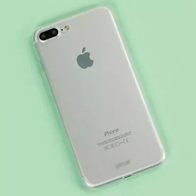 Ultra Thin IPhone 8 Plus Slim Soft Lightweight Back Gel Case - Crystal Clear • £1.88