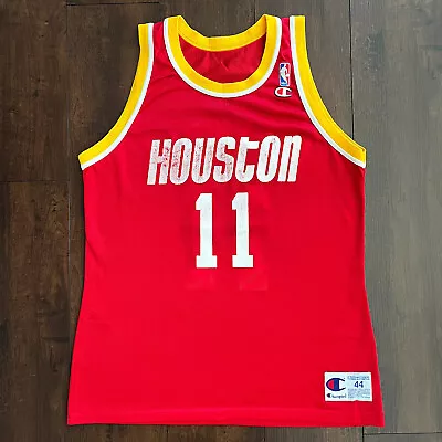 Vintage Vernon Maxwell Houston Rockets NBA Champion Basketball Jersey - Size 44 • $70