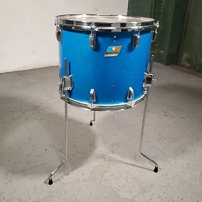 Ludwig 1970's 15  X 12  Marching Snare / Floor Tom Conversion CUSTOM NODAR RODE • $329.95