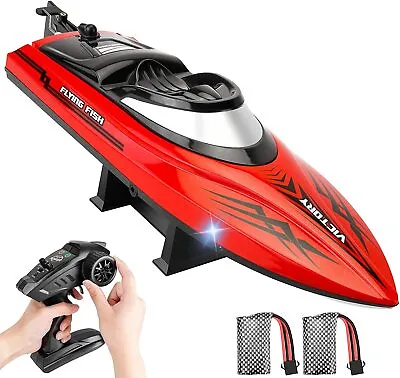 Fast Speed RC Boat 20+MPH Electric Racing Boat Hobby RTR Adults Kids Outdoor Toy • $85.45