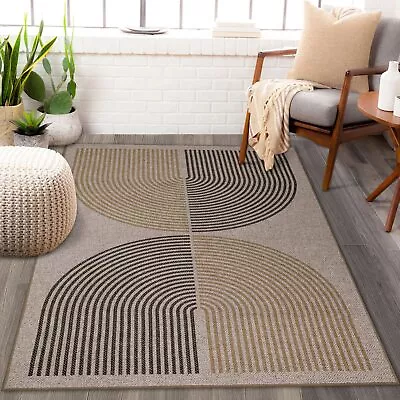 Modern Rainbow Easy Jute Rug 3x5 Patio Rug Washable Rugs For Entryway Farmho... • $58.27