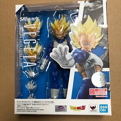 S.H. Figuarts Super Saiyan Vegeta Awakening Blood Figure Dragon Ball Z Bandai • $58.75