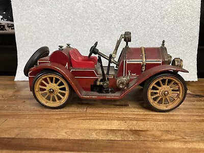 VINTAGE SCHUCO OLDTIMER 1225 German Tin Car MERCER TYPE J / 1913 RED MODEL • $19.99
