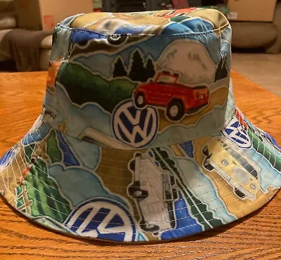 Volkswagen VW Driver Gear Logo Reversible Bucket Hat RARE • $75