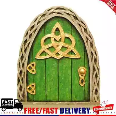 Elf Fairy Door Miniature Garden Tree Doors Miniature Yard Art Wooden Sculptures • £3.34