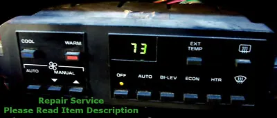 C4 Corvette Digital Climate Control Lcd Hvac A/c Repair Service '86-'89 C68 • $94.99