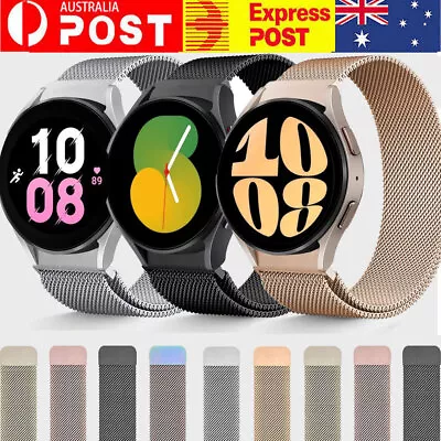 Samsung Galaxy Watch Band 6 5 Pro 40mm 44mm Milanese Magnetic Strap Stainless • $6.99