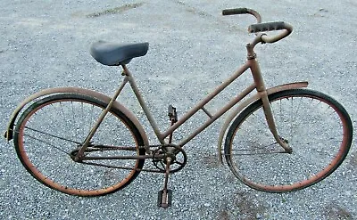 Vintage 1944 Columbia Sports Tourist 26  Bike Rare Blacked-Out Wartime Parts • $389.99