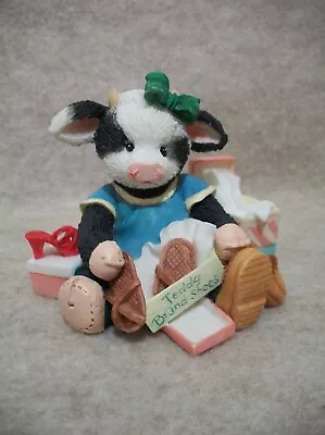 Can't Choose Only One - Shoe Sale - Mary Moo Moo Cow Figurine • $33