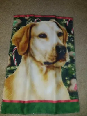 New Yellow Labrador Retriever Holiday Treats Garden Flag 12X17 Christmas Gift FS • $11.99