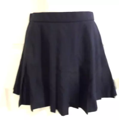 Vintage Wimbledon Tennis Skirt Women’s Navy Blue Pleated Size 4 Made In USA • $12