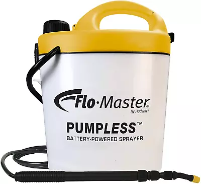 Flo-Master 5Bpl Pumpless 1.3 Gallon Battery Powered Garden Sprayer Rechargeable • $55.44