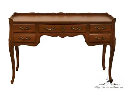 JOHN WIDDICOMB Solid Maple Country French Provincial 48  Vanity / Writing Desk • $1055.99