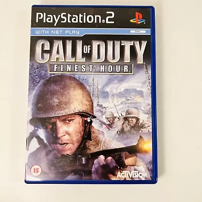 PS2: Call Of Duty Finest Hour Complete With Manual • £3.99