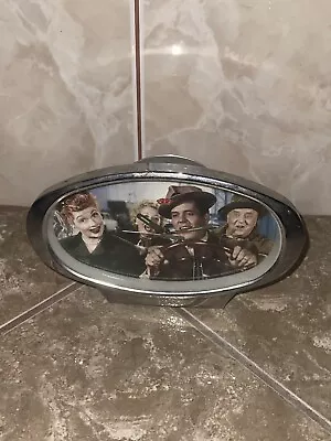  I Love Lucy  Classic Alarm Clock Wind Up Table Top Oval California Here We Come • $25