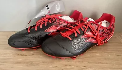 Lotto Zhero Gravity 700 Red Black Men’s Size US 9.5 UK 8.5 Football Boots NWT • £49.60