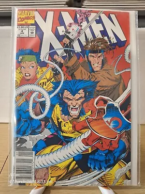 X-Men #4 - 1st Appearance Omega Red - Marvel Comics - Jim Lee Cover • $11.50