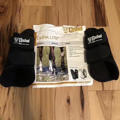 $22.50 • Buy Horse Splint Boots Size S Cashel Dura Lite Hard Shell Neoprene Formed Inside New