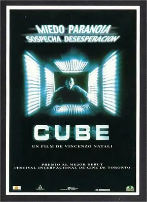 £3.80 • Buy Postcard Of Cube 1997 Movie Spanish
