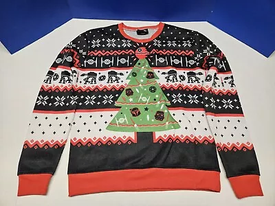 $14.99 • Buy Star Wars Ugly Christmas Sweater - Empire Tree (Boba Fett, Death Star, AT-AT)