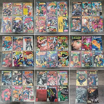Mixed Lot Of 50+ Comic Books Marvel/DC X-Men Batman Demon Warriors Legion #111 • $49.45