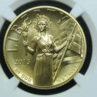 2015 W G$100 American Liberty High Relief NGC MS 70 ER Gold 1 Oz • $2914.99