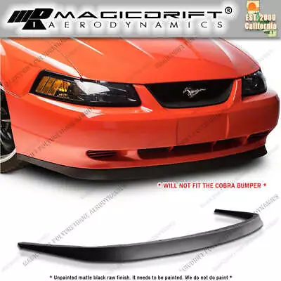 For 99-04 Mustang Mach 1 Chin Spoiler CBR Style Front Bumper Lip Kit GT SVT PU • $69.99